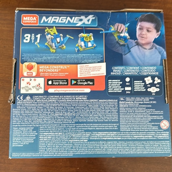 New in box Mega Construx  magnext 4 in 1 Mag Racers and mag-rockets bonus set! - Picture 5 of 5